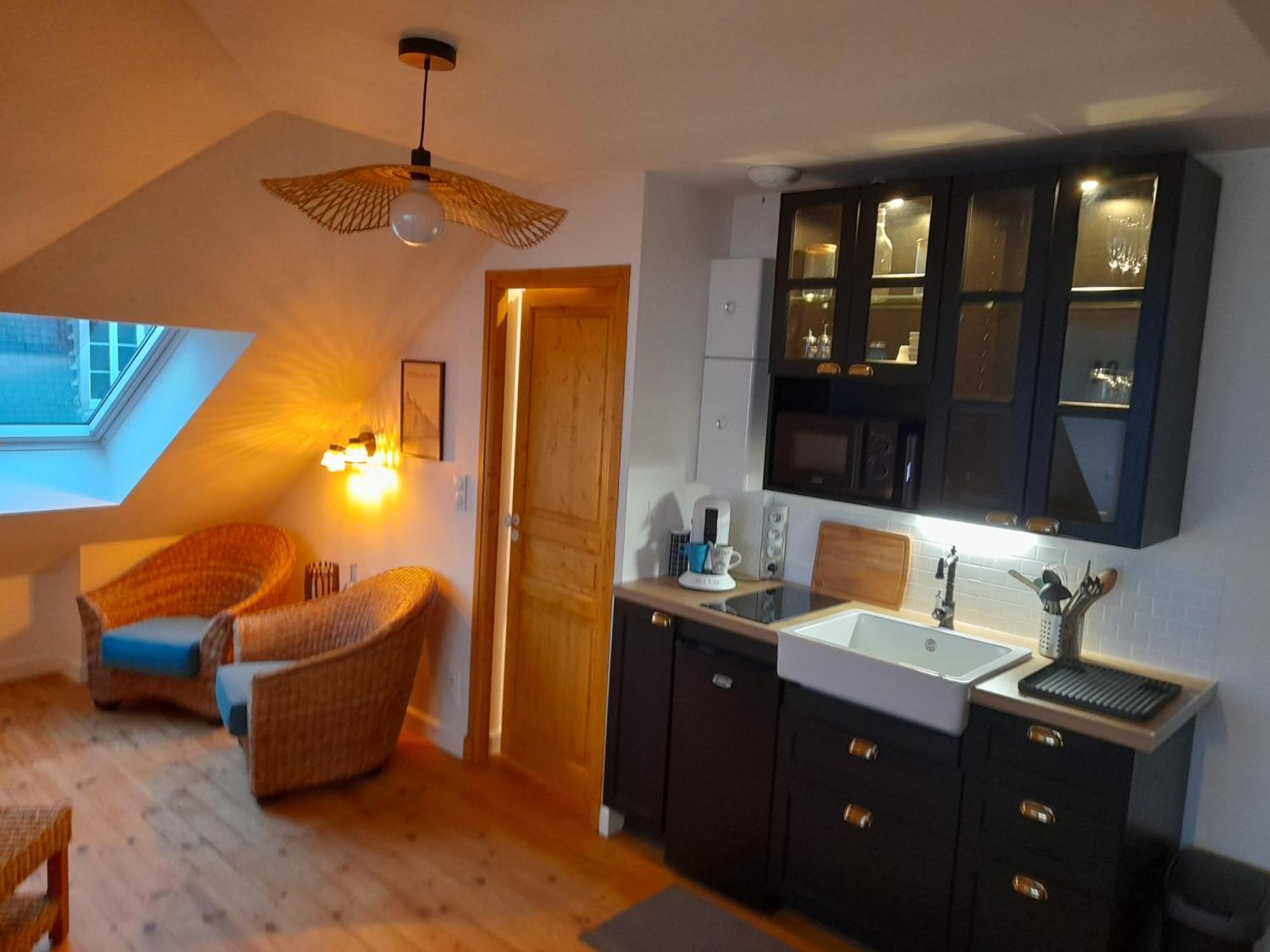 "Le Juguili" 46M2 En Front De Mer - 4 Personnes - Animaux Ok - Entierement Renove - Haut De Gamme - Wifi Mers-les-Bains Luaran gambar