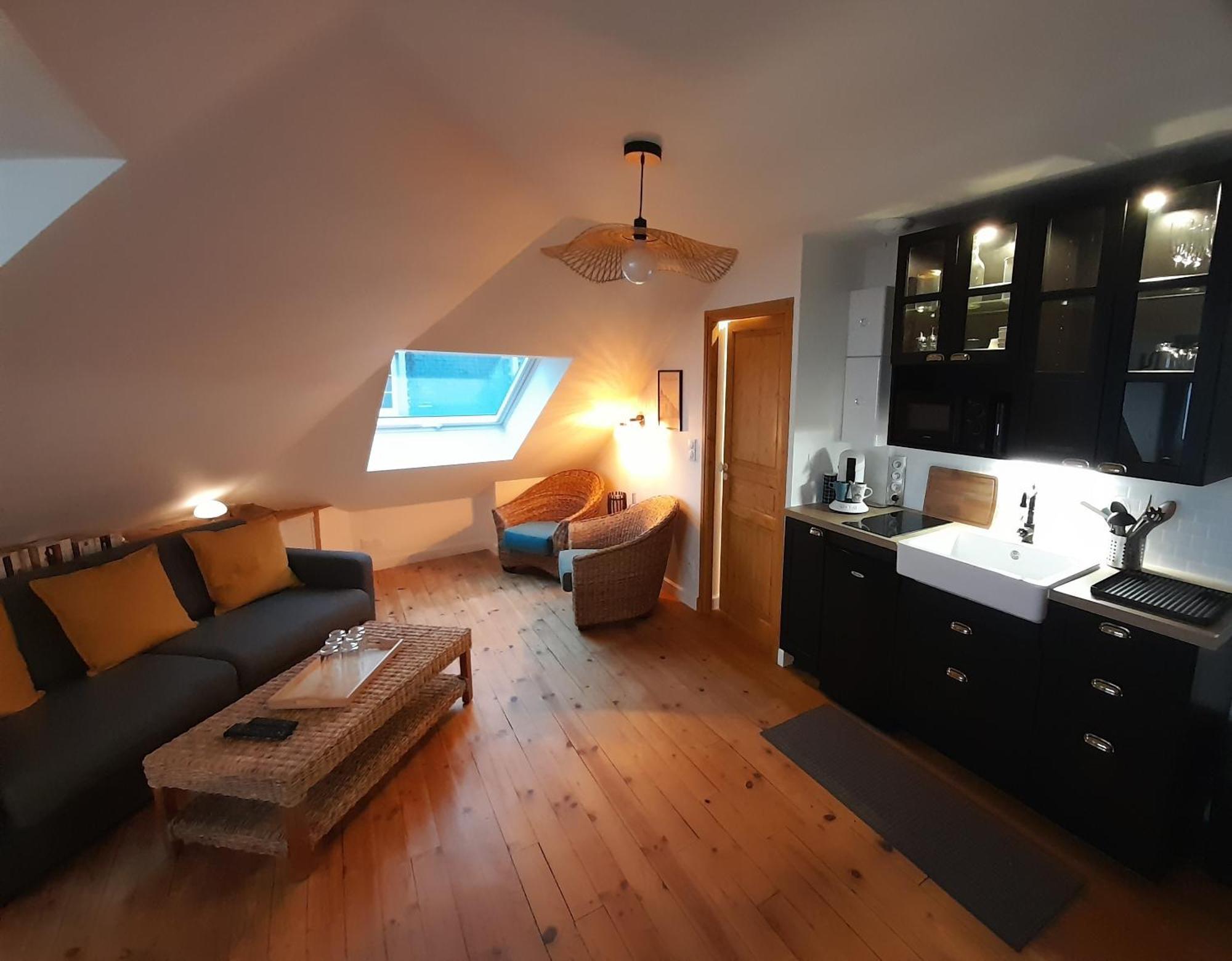 "Le Juguili" 46M2 En Front De Mer - 4 Personnes - Animaux Ok - Entierement Renove - Haut De Gamme - Wifi Mers-les-Bains Luaran gambar